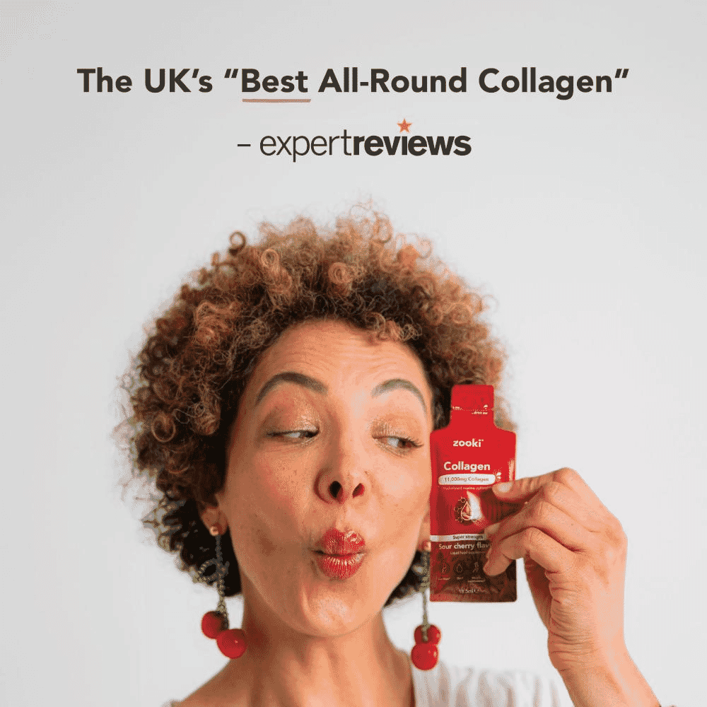 Collagen Liquid Sachets Sour Cherry Flavour Super Strength 11,000mg 30x18.5ml Sachets (CASE)