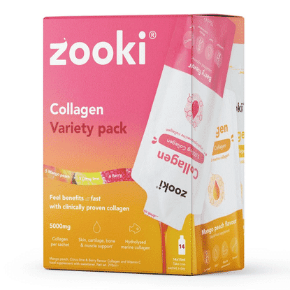 Collagen Variety Pack 5xMango Peach, 5xCitrus Lime, 4xBerry 5000mg 14x15ml CASE