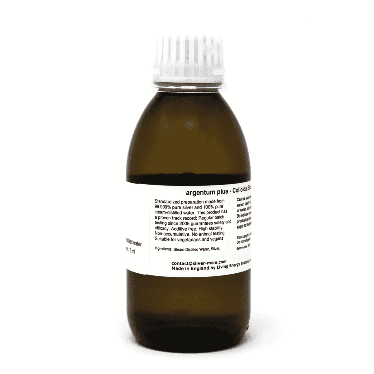 Colloidal Silver 25ppm 200ml Screw Top