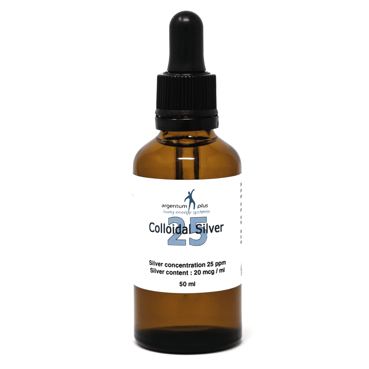 Colloidal Silver 25ppm 50ml Dropper