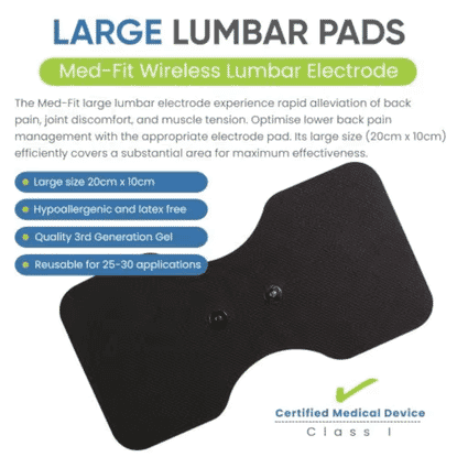 Combo 2 & 4 Electrodes - Large Lumbar - 5 Pack