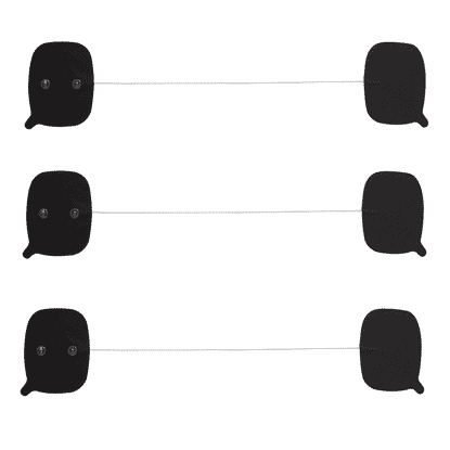 Combo 2 & 4 Electrodes - Range Extender - 5 Pack