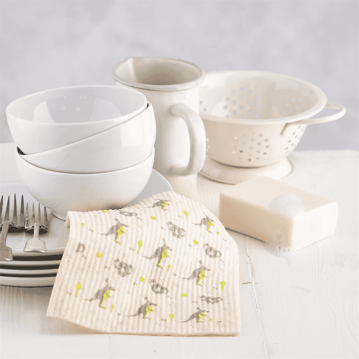 Compostable Sponge Cloths Kangaroos (2 Pack)