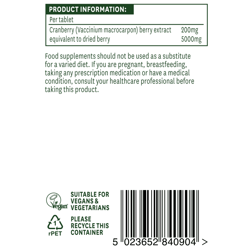 Cranberry (Concentrated Extract) 5000mg 90s