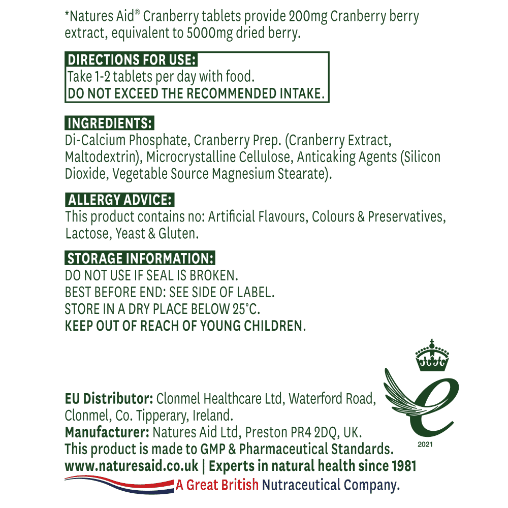 Cranberry (Concentrated Extract) 5000mg 90s