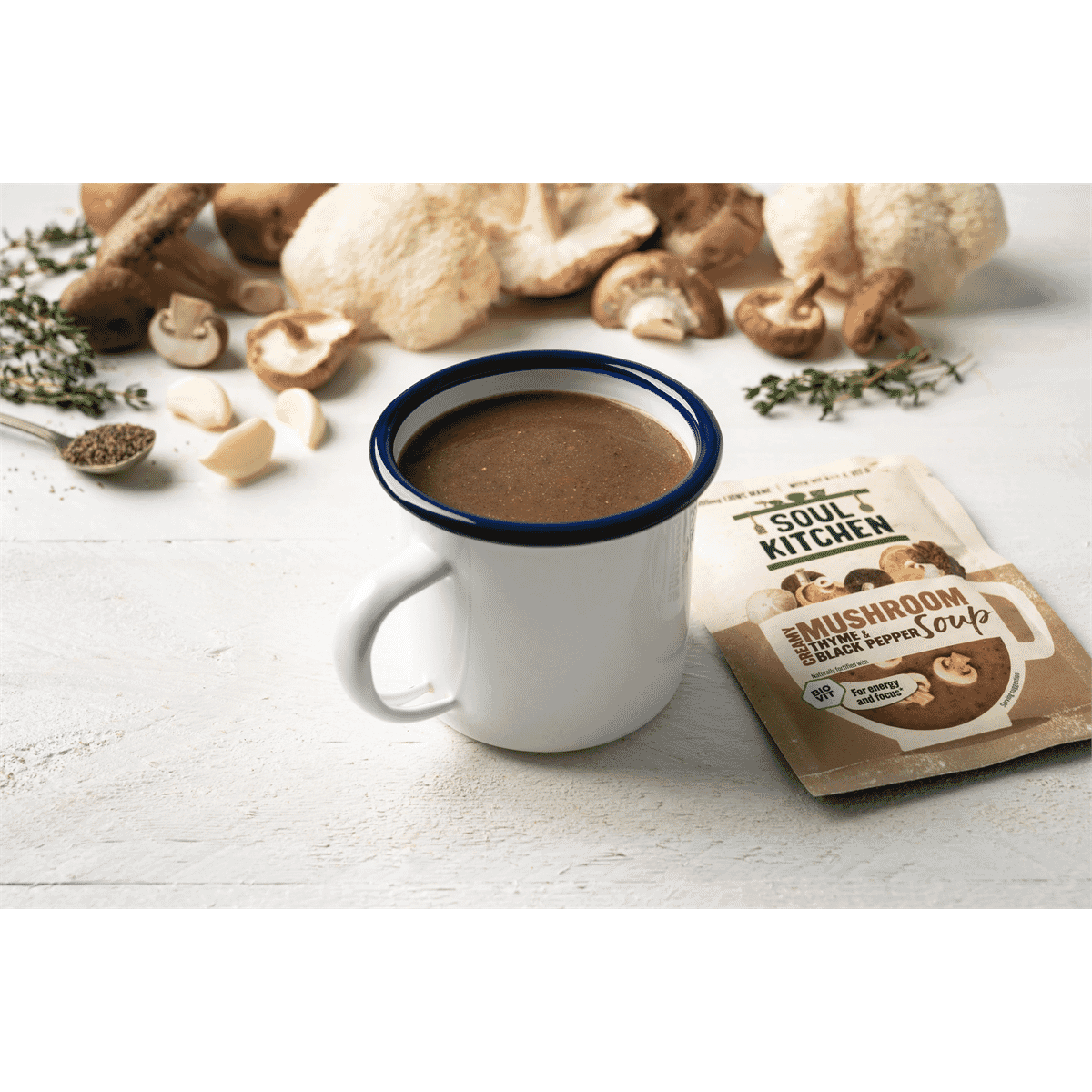 Creamy Mushroom Thyme & Black Pepper Soup 25g SINGLE