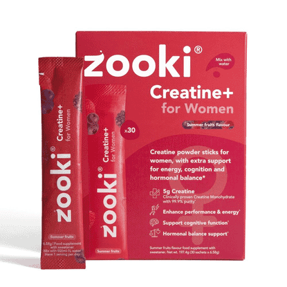 Creatine+ For Women Summer Fruits Flavour Powder Sticks 30x6.58g CASE