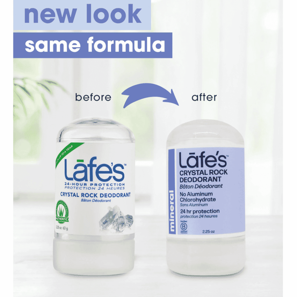 Crystal Rock Deodorant Mineral 60g