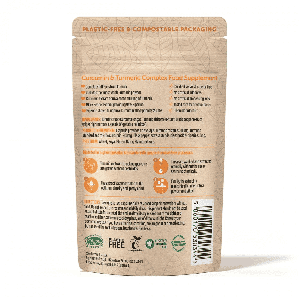 Curcumin Whole Turmeric Root 30s