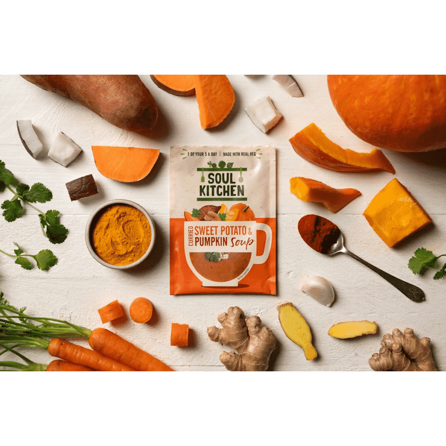 Curried Sweet Potato & Pumpkin Soup 25g SINGLE