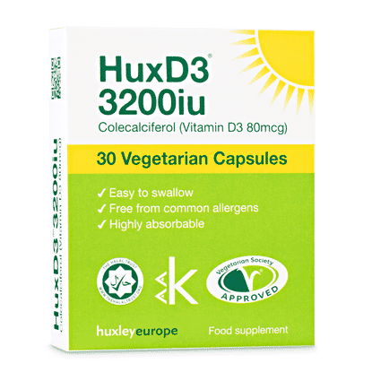 D3 HuxD3 3200 IU (Vitamin D3 80mcg) 30s