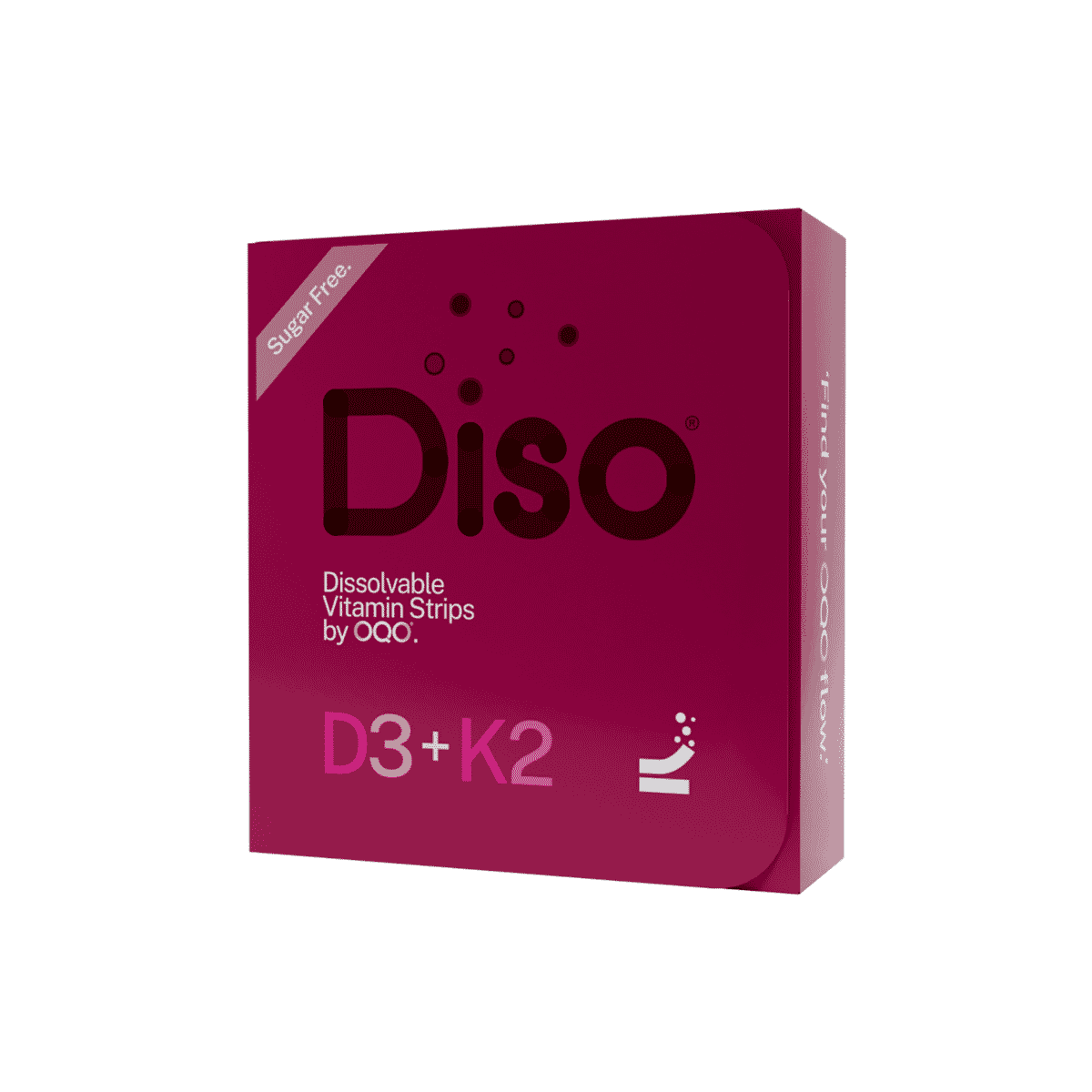 D3+K2 Dissolvable Vitamin Strips 30s
