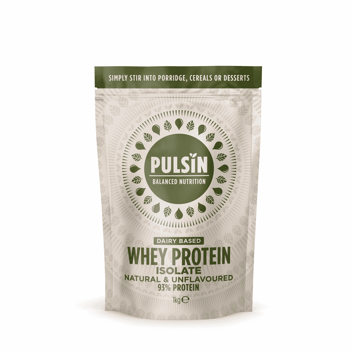 Dairy Based Whey Protein Isolate Natural & Unflavoured 1kg