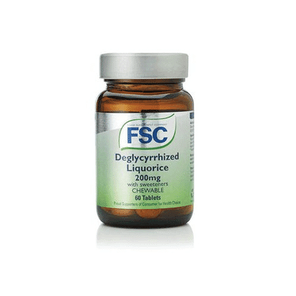 Deglycyrrhized Liquorice 200mg 60s