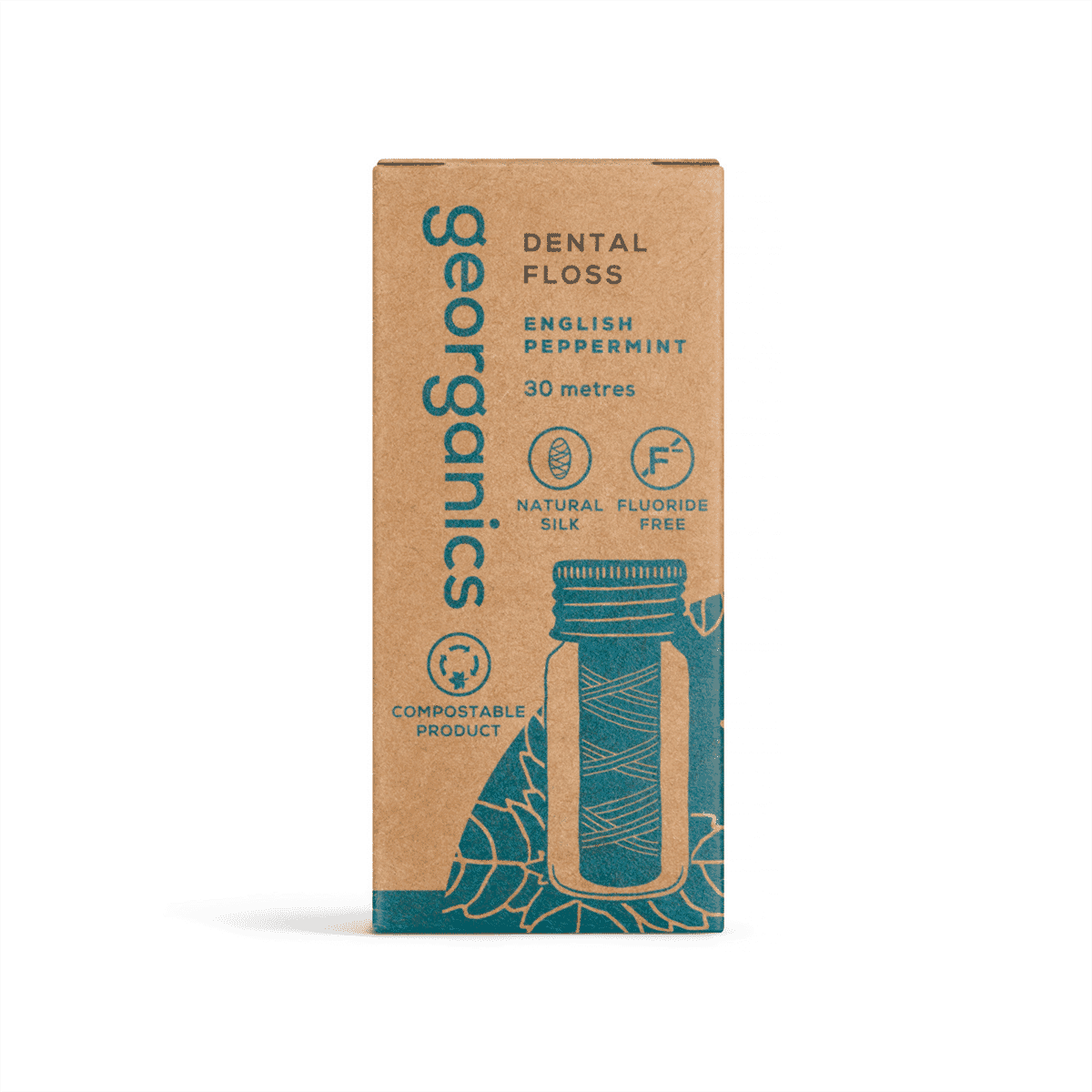 Dental Floss - Spearmint - Plastic Free 30m