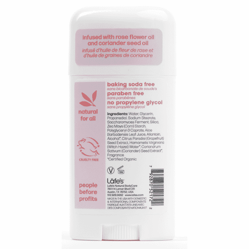 Deodorant Stick Rose + Coriander 64g