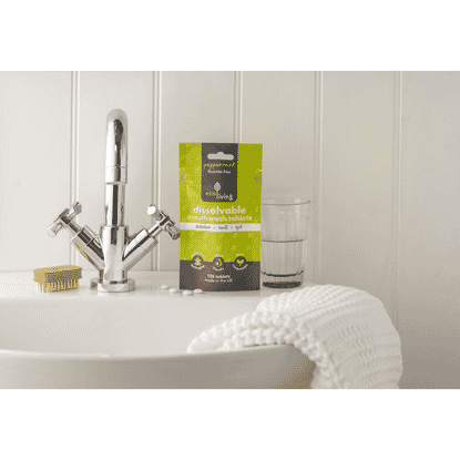 Dissolvable Mouthwash Tablets Peppermint Fluoride-Free 125s