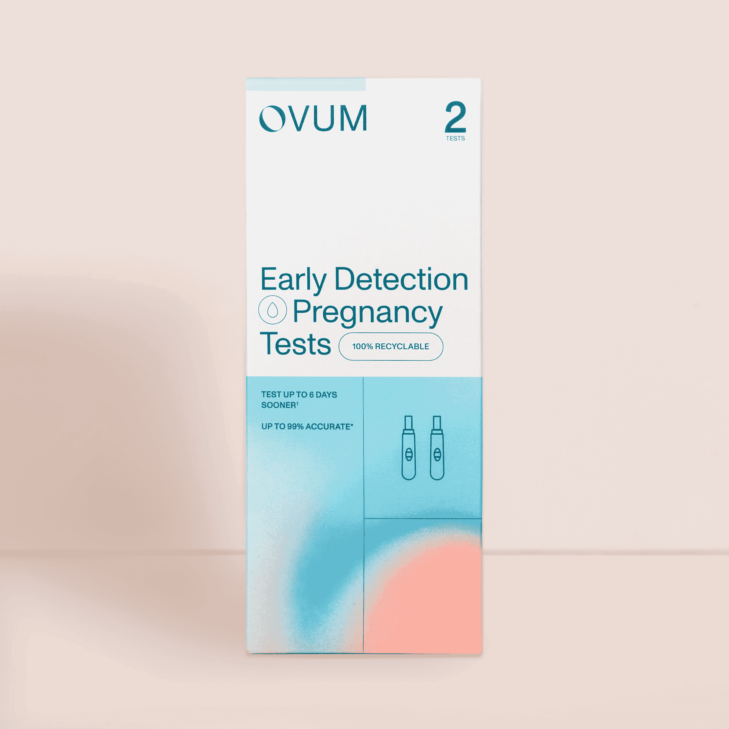 Early Detection Pregnancy Tests x2