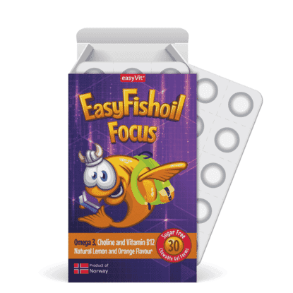 Easy Fish Oil Focus 30 Chewable Gels