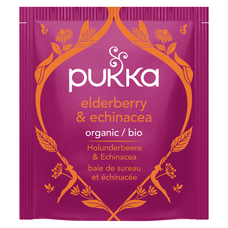 Elderberry & Echinacea Organic Herbal Tea 20 Sachets