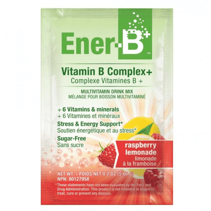 Ener-B Vitamin B Complex+ Raspberry Lemonade 30 Sachets