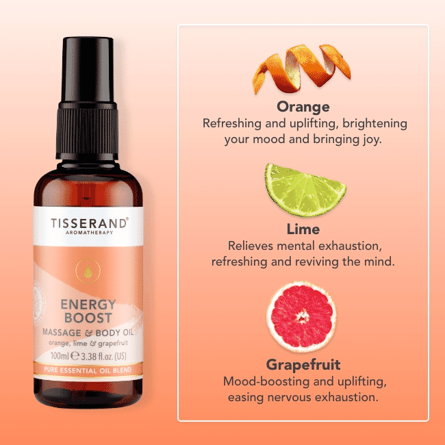 Energy Boost Massage & Body Oil 100ml