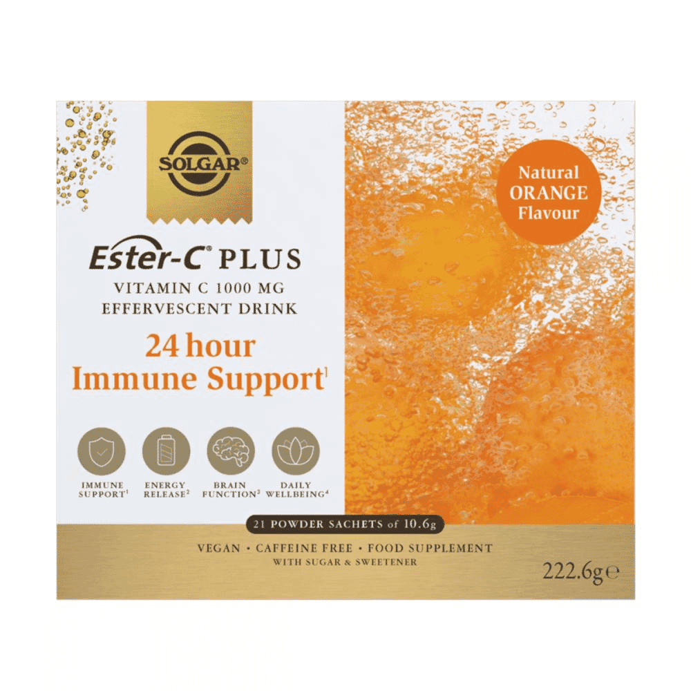 Ester-C Plus Vitamin C 1000mg Effervescent Drink 24 Hour Immune Support 21s