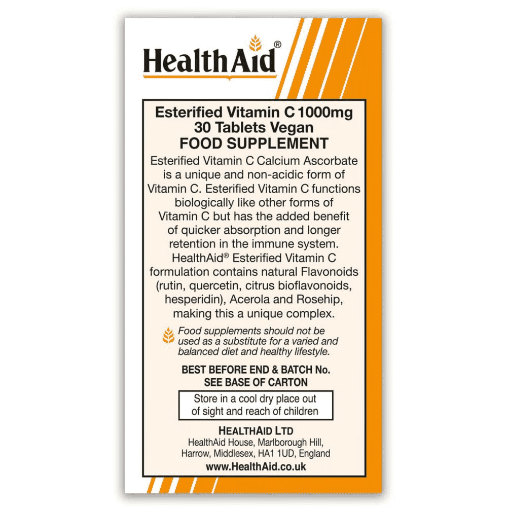 Esterified Vitamin C 1000mg 30s