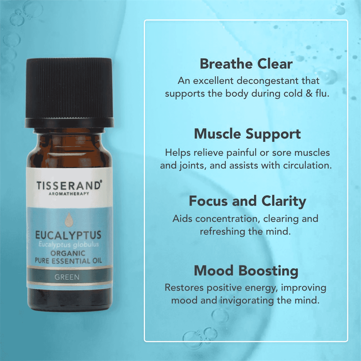 Eucalyptus Organic Pure Essential Oil 9ml