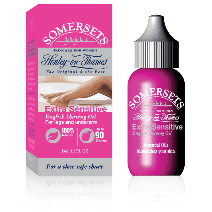 Extra Sensitive English Shaving Oil For Legs and Underarm (Pink) 35ml
