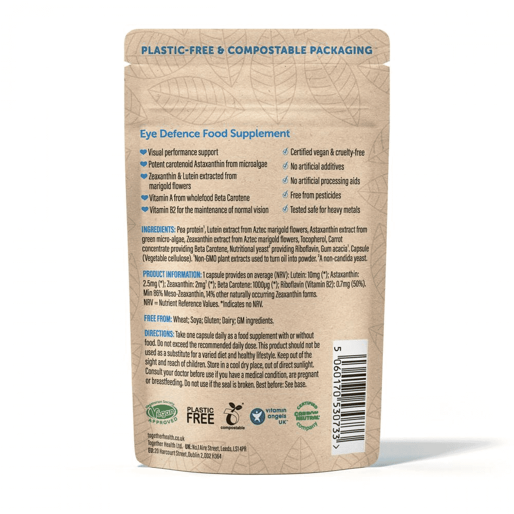 Eye Defence Lutein, Zeaxanthin & Astaxanthin 30’s