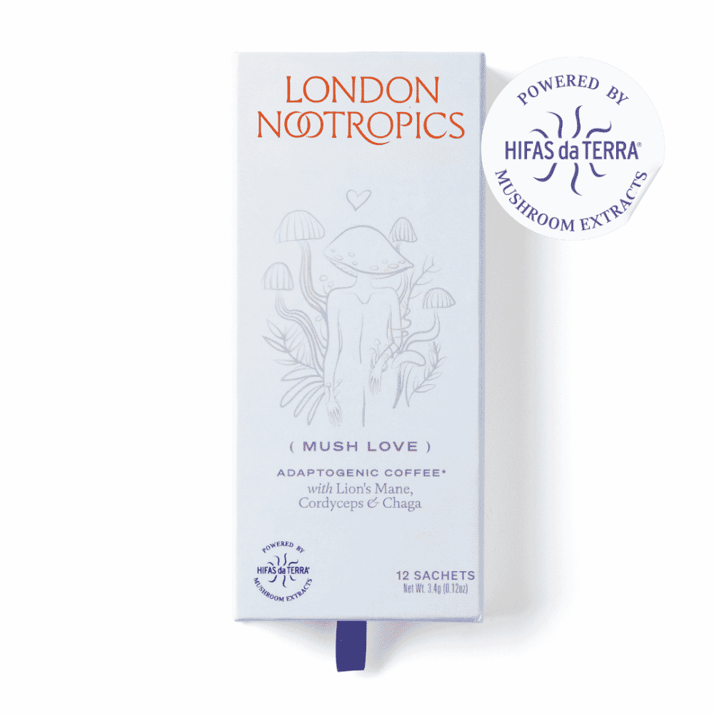 Fantastic Fungi (Mush Love) Adaptogenic Coffee with Lion's Mane, Cordyceps & Chaga 12 Sachets
