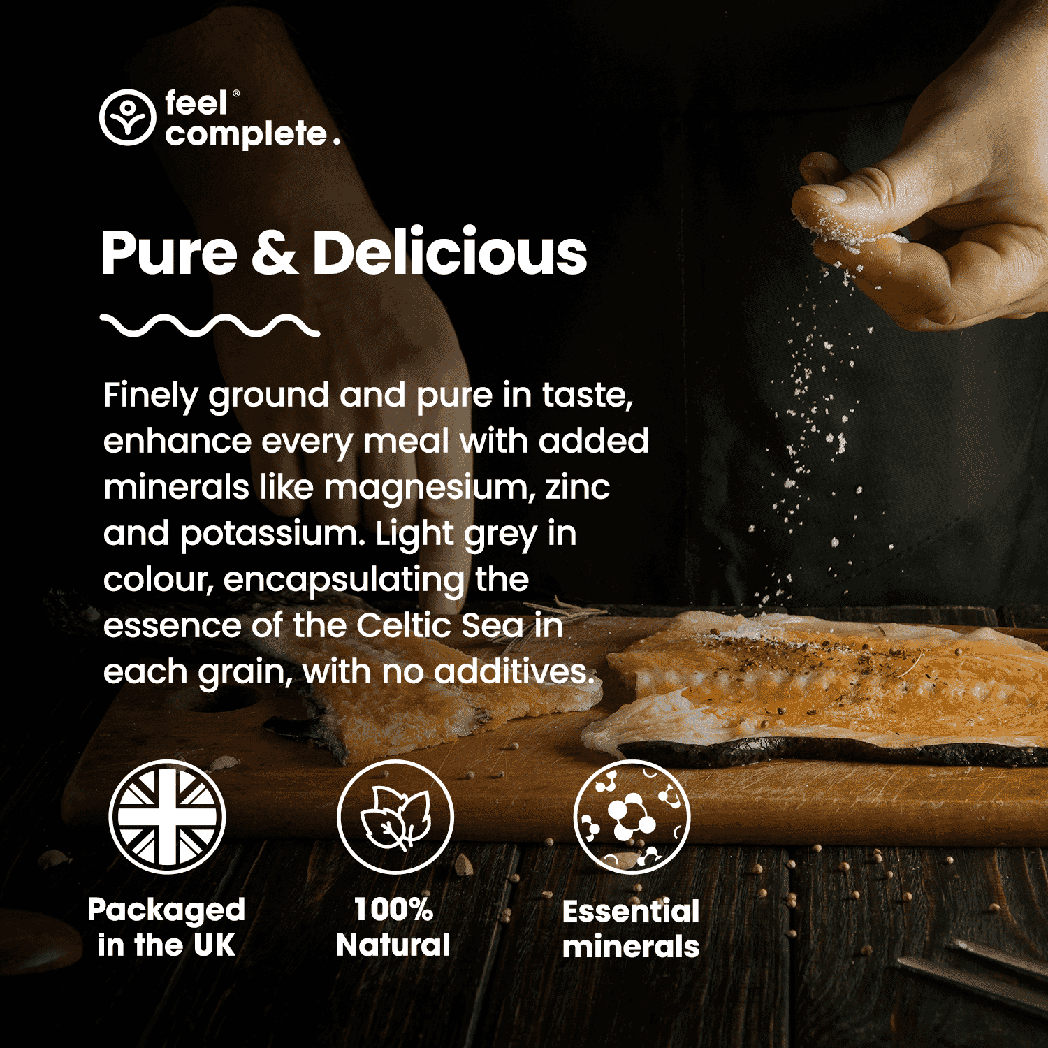 Fine & Dry Celtic Sea Salt 800g