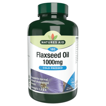 Flaxseed Oil 1000mg (Cold Pressed) 180s