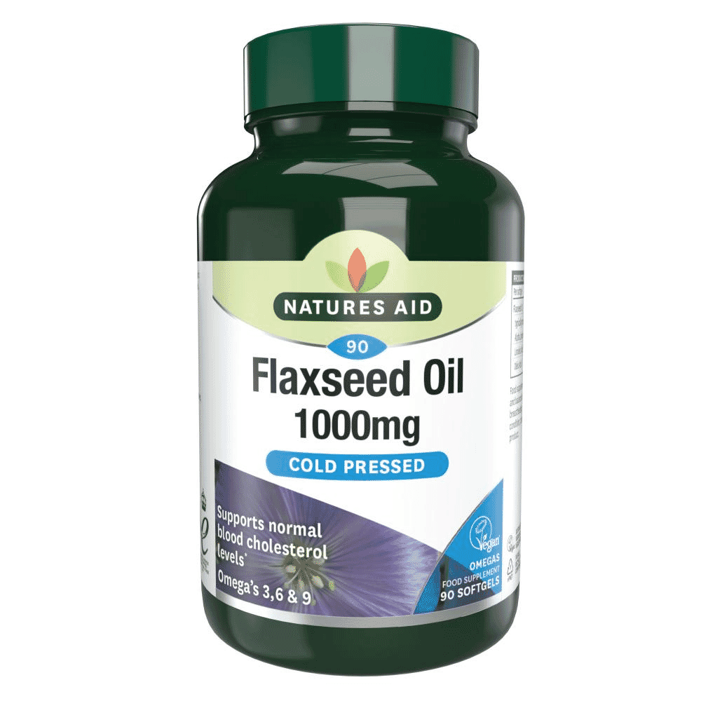 Flaxseed Oil 1000mg (Cold Pressed) 90s