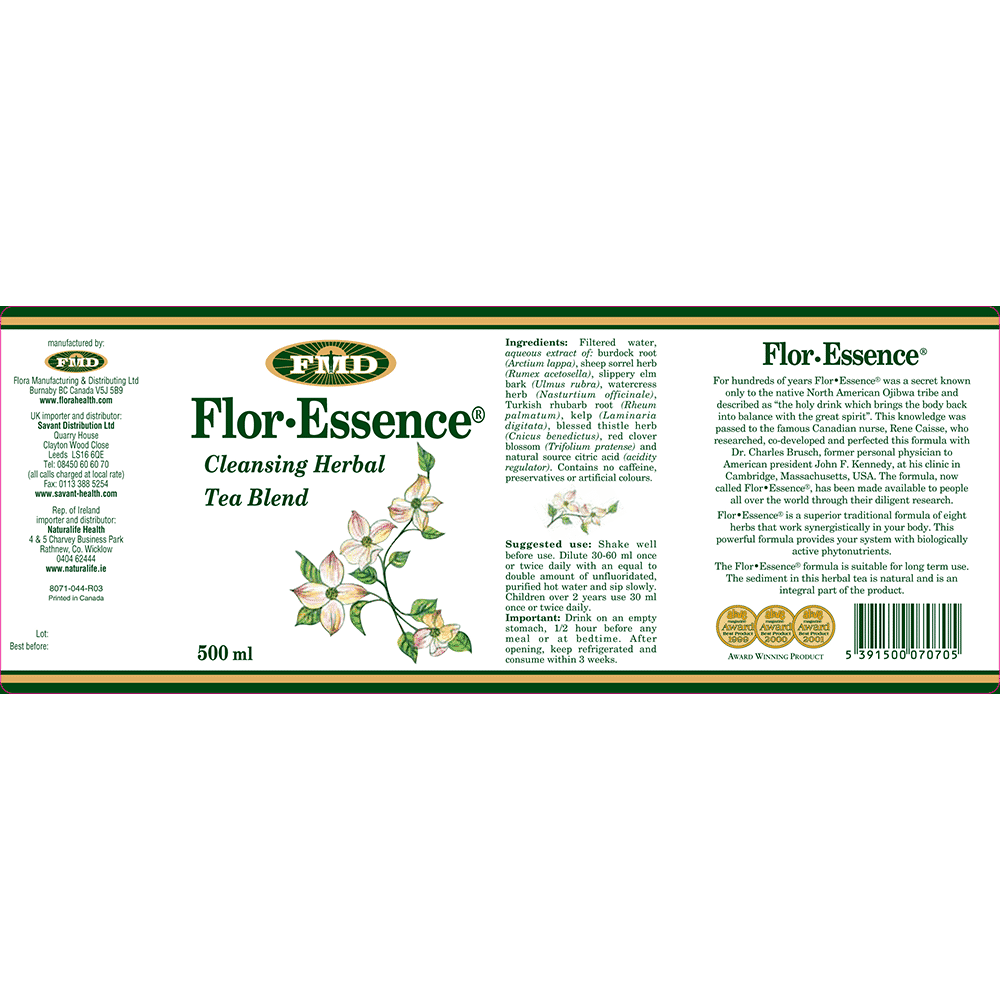 Flor-Essence Cleansing Herbal Tea Blend 500ml