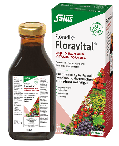Floradix Floravital Liquid Iron and Vitamin Formula 250ml