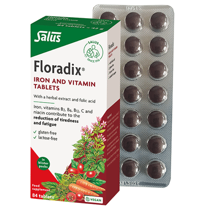 Floradix Iron and Vitamin Tablets 84s