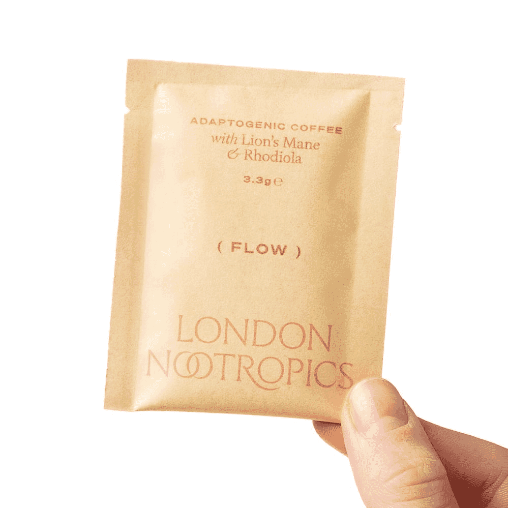 Flow Adaptogenic Coffee with Lion's Mane & Rhodiola 12 Sachets (ORANGE)