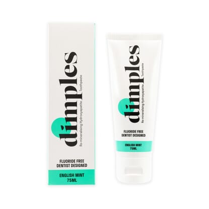 Fluoride Free Dentist Designed Toothpaste English Mint 75ml