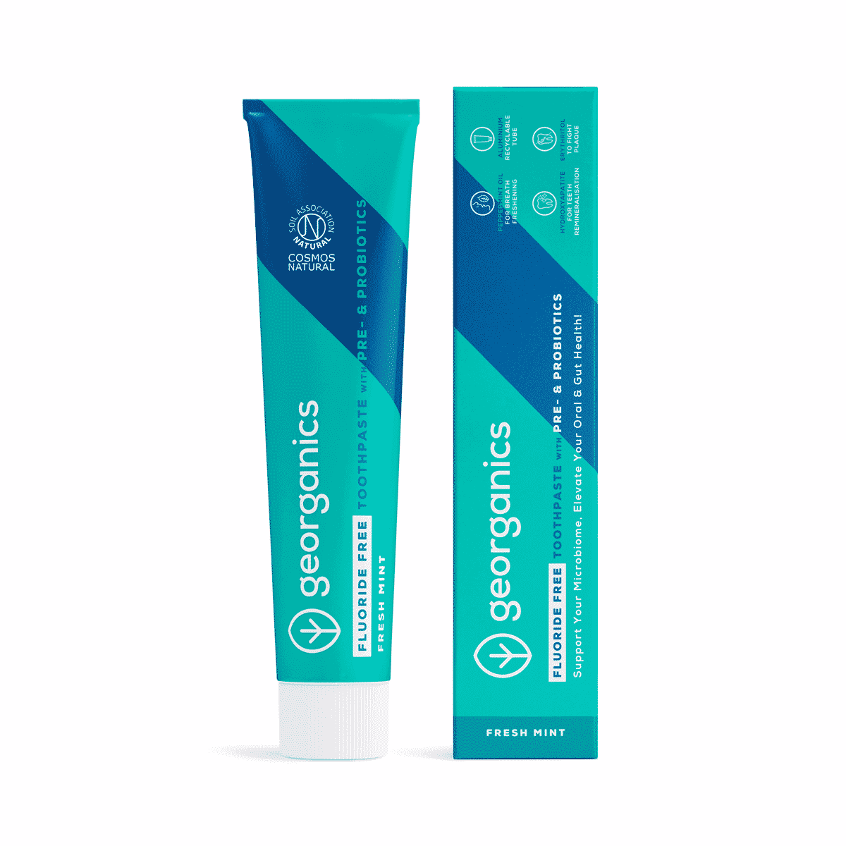 Fluoride free toothpaste with pre and probiotics - Fresh Mint 75ml