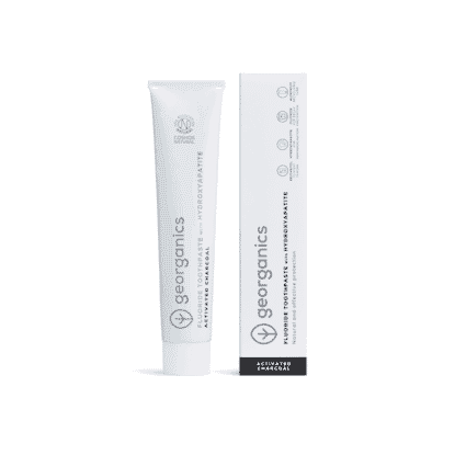 Fluoride toothpaste with Hydroxyapatite - Charcoal 75ml