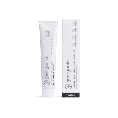 Fluoride toothpaste with Hydroxyapatite - Charcoal 75ml