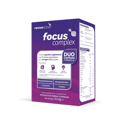 Focus Complex 30 Focus & 30 Omega-3 Capsules