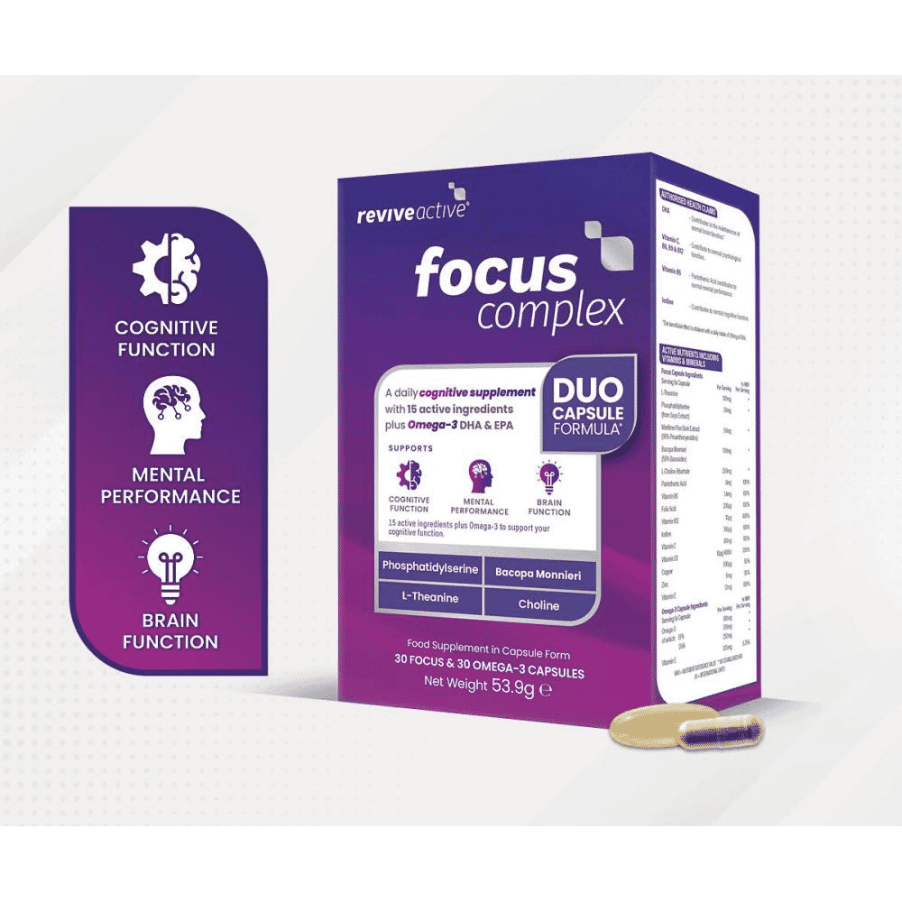 Focus Complex 30 Focus & 30 Omega-3 Capsules
