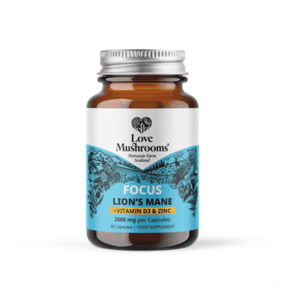 Focus Lion's Mane + Vitamin D3 & Zinc 30s