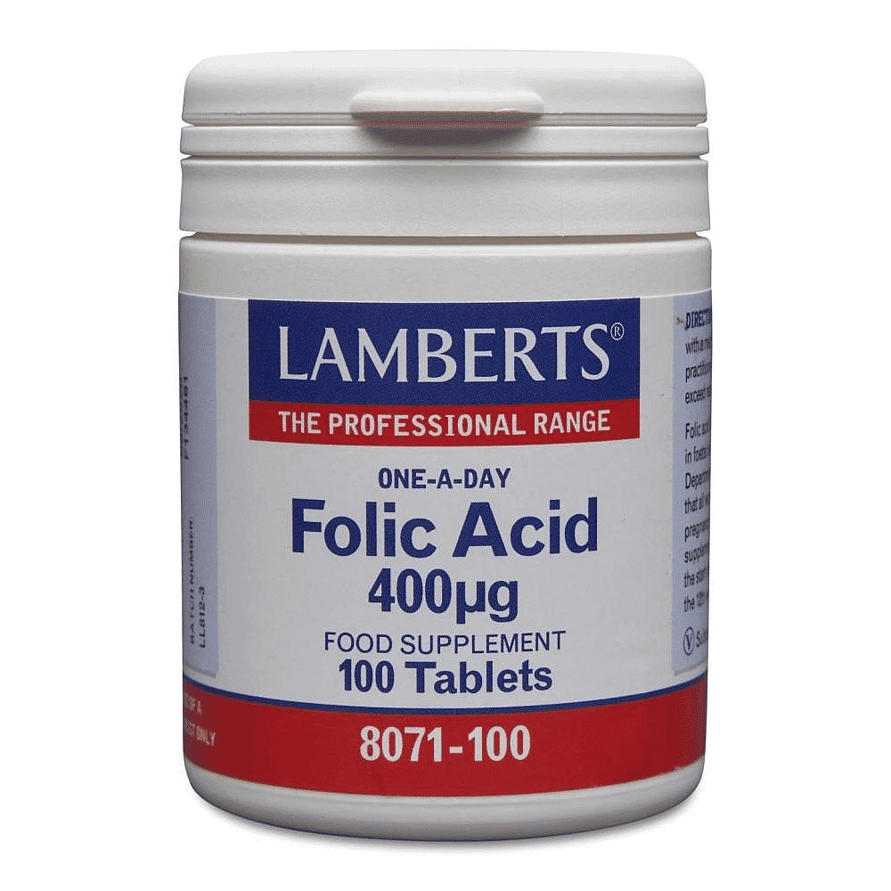 Folic Acid 400ug 100s