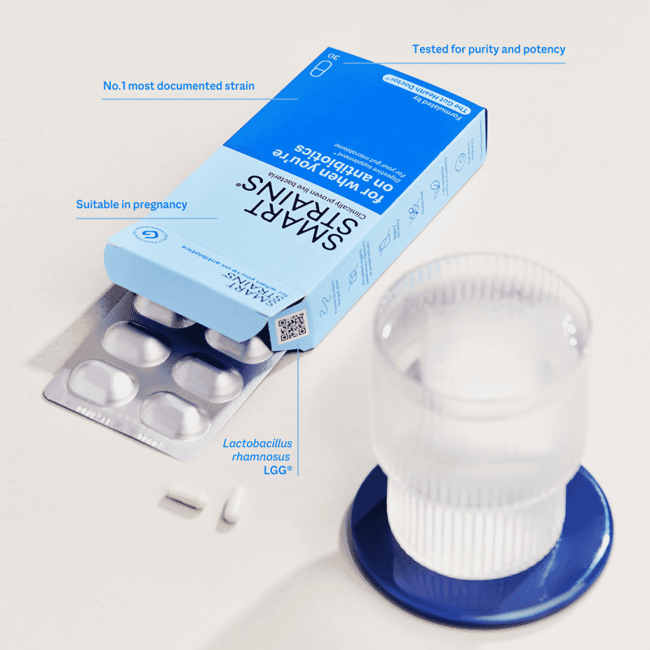 For when you're on antibiotics 30s