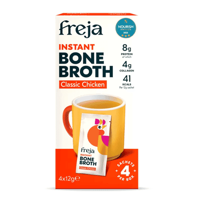 Freja Instant Bone Broth - Chicken 4x12g sachets