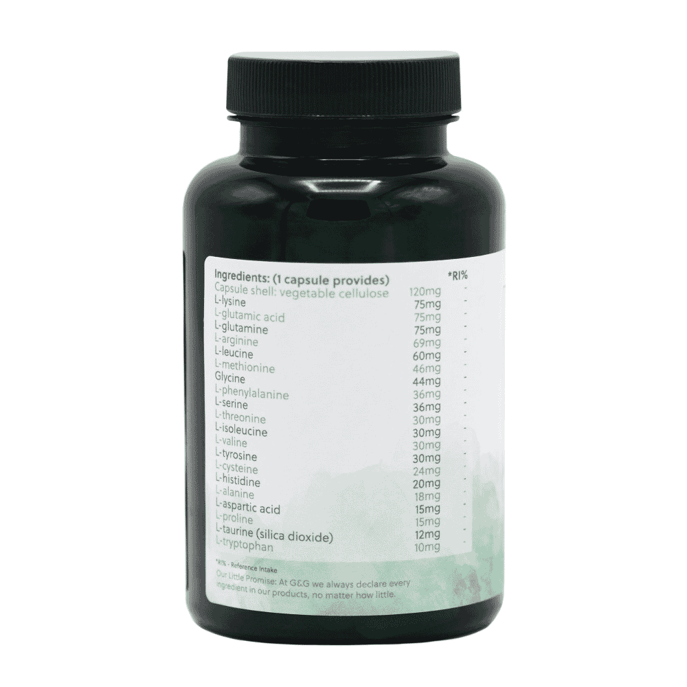 Full Spectrum Amino Acids Free Form 120s